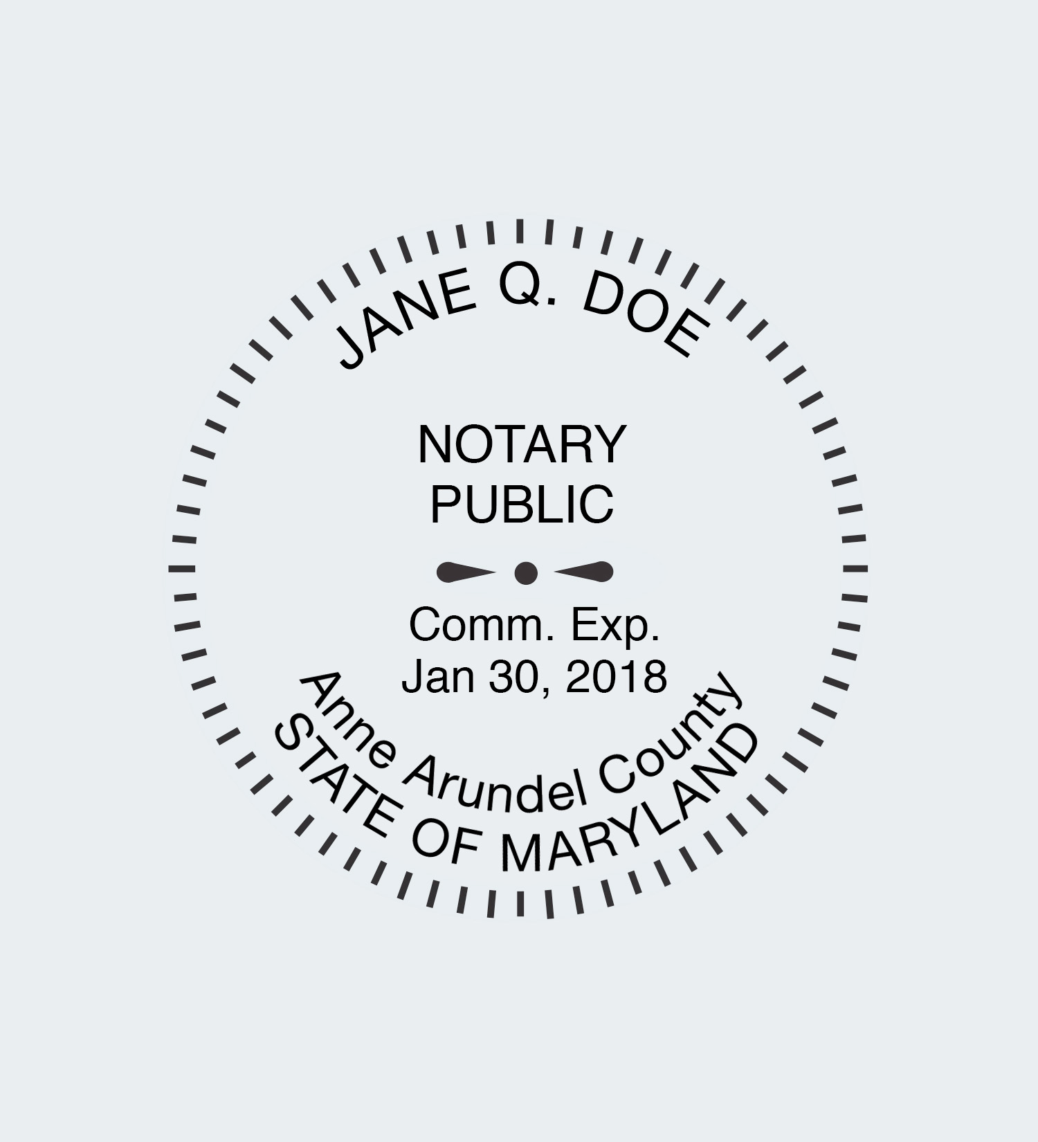 Maryland Notary Seals NNA